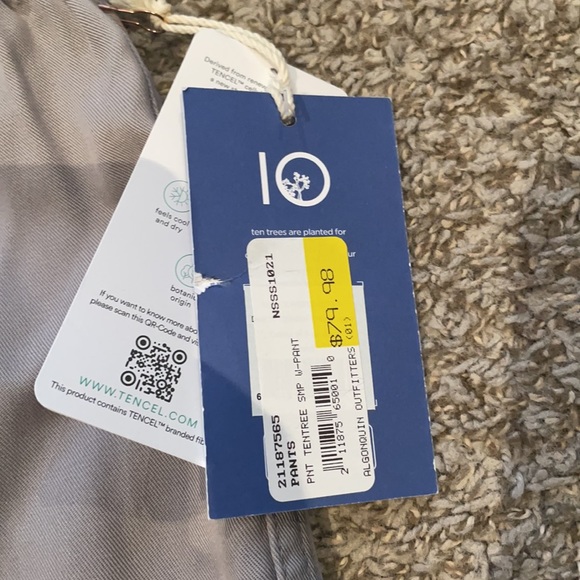 Light grey tentree joggers - Picture 2 of 2